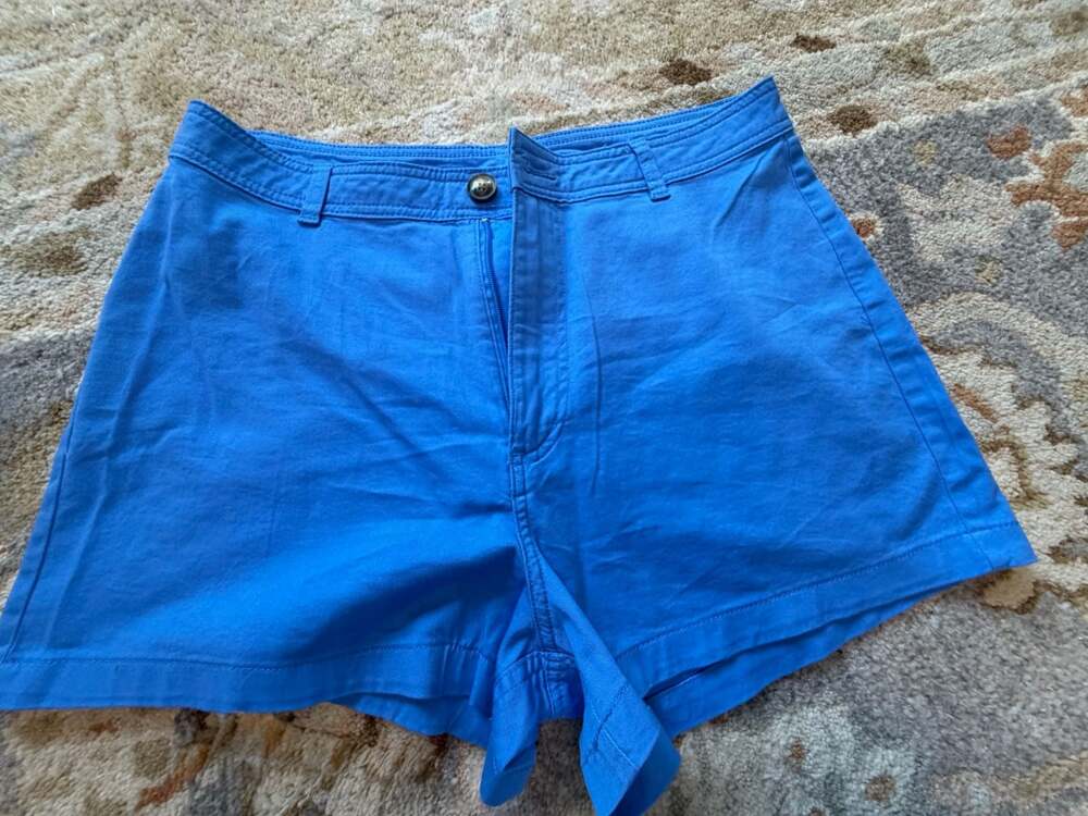 Billabong Blue High Waisted Denim Shorts
